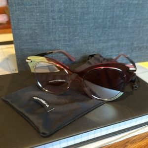 Dolce and Gabbana Pink mirrored sun glasses